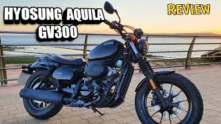 Hyosung Aquila GV300 Full Review [upl. by Gaspar41]