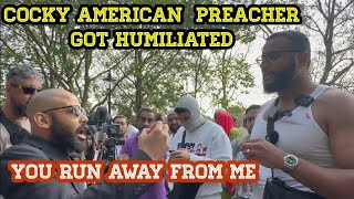 American Preacher Badly Humiliated by Hijab Mohammed Hijab Speakers Corner Sam Dawah [upl. by Raquel612]