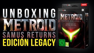 UNBOXING  Metroid Samus Returns Edición Legacy [upl. by Bough]