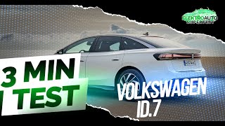 VW ID7 Test Der TeslaKiller aus Wolfsburg  3MinutenTest [upl. by Ahcsim]