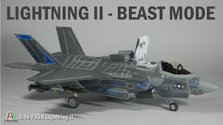 Italeris New 148 F35B Lightning II  Full Build  HD [upl. by Chesney]