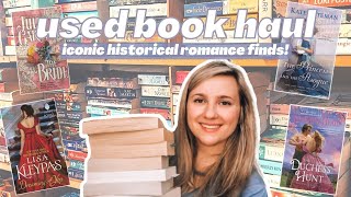 hitting the historical romance jackpot come book shopping with me  used book haul [upl. by Rosy]