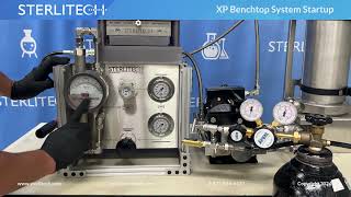 Sterlitech XP Benchtop System Startup [upl. by Ahsinut]