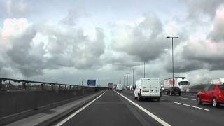 Driving On The M6 Motorway From J8 West Bromwich To J9 Wednesbury West Midlands England [upl. by Brena726]