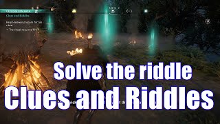 Assassins Creed Valhalla Clues and Riddles Tewdwrs Home Investigation And Solve the riddle [upl. by Melamie]