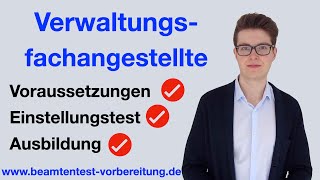 VERWALTUNGSFACHANGESTELLTE Ausbildung 2023  Öffentlicher Dienst I wwwbeamtentestvorbereitungde [upl. by Bubb]