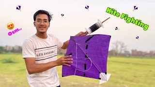 Kite Fighting In Ground🔥  Kite Cutting kiteflying kitefighting [upl. by Hudgens]