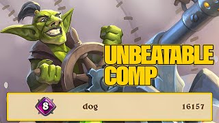 Hittting 16k With A Practically Unbeatable Comp  Dogdog Hearthstone Battlegrounds [upl. by Inittirb]