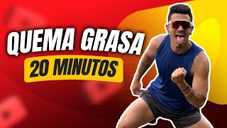 🔥QUEMA MUCHAS CALORÍAS con este CARDIO HIIT de 20 MIN  Ejercicios en CASA para BAJAR DE PESO [upl. by Nilyarg]