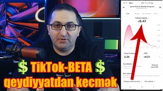 Tiktok Beta Hesapları necə açılır Tiktok video izlemelerden para kazanma 2024 tiktokbeta [upl. by Wohlen]