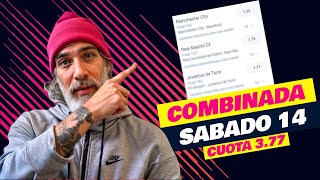 ⚡COMBINADA DE SABADO 14⚡  APUESTAS DEPORTIVAS  FUTBOL EUROPEO [upl. by Wilie326]