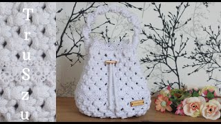 Torebka Komunijna MAKRAMA DIY  Mała Torebka dziewczęca  First Communion Purse Macrame BAG [upl. by Wendelin705]