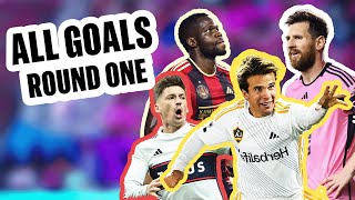 Every Goal of Round 1  Audi 2024 MLS Cup Playoffs [upl. by Genvieve993]