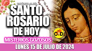 EL SANTO ROSARIO DE HOY LUNES 15 DE JULIO de 2024 MISTERIOS GOZOSOS EL SANTO ROSARIO MARIA [upl. by Albemarle]