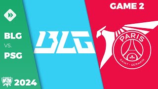 Bilibili Gaming vs ⁠PSG Talon Game 2  World Championship 2024 Swiss Stage Day 7  BLG vs PSG G2 [upl. by Uzia]