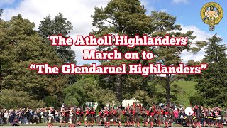 The Atholl Highlanders march onto quotThe Glendaruel Highlandersquot [upl. by Garrott]