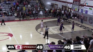 Springdale High School Basketball  Fayetteville  Springdale [upl. by Christianna]