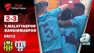 Yeni Malatyaspor 23 Bandırmaspor MAÇ ÖZETİ Ziraat Türkiye Kupası 5 Tur Maçı  30122021 [upl. by Nat]