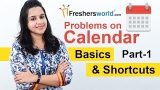 Aptitude Made Easy  Problems on Calendar Basics and Methods Shortcuts Time and Date [upl. by Aizat]