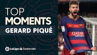 TOP MOMENTS Gerard Piqué [upl. by Anyzratak]