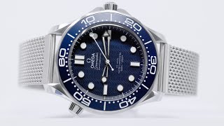 Omega Diver 300M  James Bond 60th Anniversary Edition  Macro Video [upl. by Hadlee922]