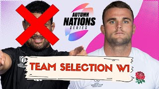 TEAM SELECTION WEEK 0  AUTUMN NATIONS FANTASY RUGBY 2024 [upl. by Aicilif]