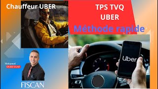 TPS TVQ UBER méthode rapide [upl. by Nuahsyt]