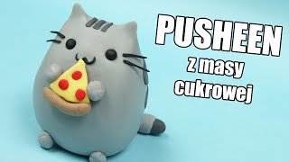 PUSHEEN z masy cukrowej tutorial Jak zrobić figurkę Pusheen [upl. by Naquin366]