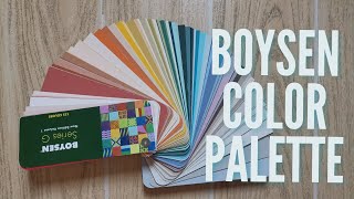 BOYSEN SERIES G COLOR PALETTE  PART 1  COLOR IDEAS [upl. by Ninnetta775]