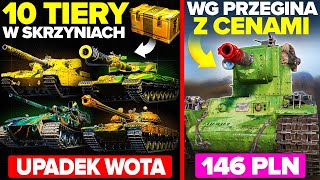 UPADEK WORLD OF TANKS CZYLI NOWE SKRZYNIE z 10 TIERAMI i KOSMICZNE CENY [upl. by Malcom]