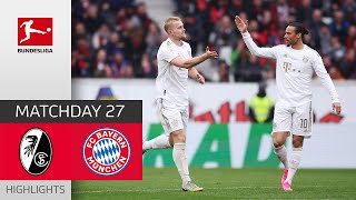 De Ligt Again  SC Freiburg  FC Bayern München 01  Highlights  Matchday 27 – Bundesliga 202223 [upl. by Halland141]