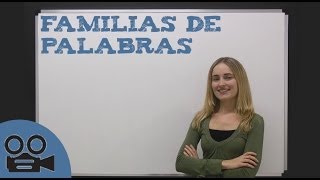 Las familias de palabras [upl. by Hilar]