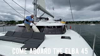 Test sail on Fountaine Pajot Elba 45 [upl. by Nilkoorb851]