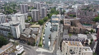 Stunning drone footage of Shoreditch Parks surroundings [upl. by Ag307]