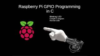 Rasp Pi Blink in c [upl. by Yllil]