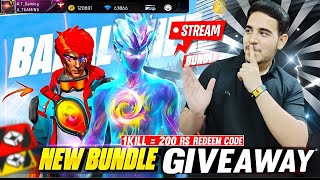 FREE FIRE LIVE FROSTFIRE BUNDLE EVENTGIVEAWAYCUSTOM ROOM TEAMCODE FF GIVEAWAYlokeshgamerlive [upl. by Harriman]