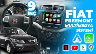 FİAT FREEMONT ➡ Apple Carplay ve Androidauto Destekli Android Multimedya Sistemi 221171 [upl. by Enrol]