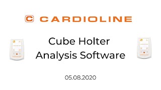 Cardioline Cube Holter Analysis Software V320  August 5 2020 [upl. by Vi]