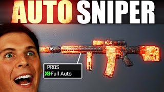 I Created a Fully Automatic Sniper in Warzone and Its Amazing [upl. by Ecnerol]