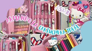 ARMANDO LA CARTUCHERA IDEAL KAWAII  PAPELERÍA SANRIO  ASMR  AESTHETIC [upl. by Chinua]