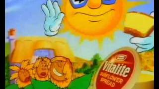 Vitalite advert 1994  singing sunflowers and sun [upl. by Alleunamme]