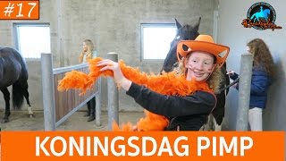 Koningsdag horse pimp  Paard en paardrijden oranjefeest [upl. by Hendry]