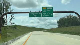 Driving from I79S to the National Cemetery of the Alleghenies [upl. by Aveneg425]