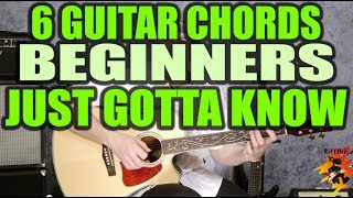 6 Basic Guitar Chords You Just GOTTA Know [upl. by Norej]