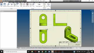 Proyecciones ortogonales en Inventor [upl. by Terrence965]