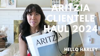 Aritzia Clientele Haul 2024 [upl. by Ahsinak483]