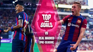 ⚽ TOP GOALS against REAL MADRID in USA  El Clásico  FC Barcelona 🔵🔴 [upl. by Parsaye]