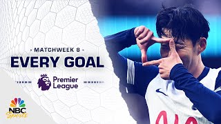 Every Premier League goal from Matchweek 8 202425  NBC Sports [upl. by Orazio]