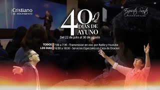 DIOS QUIERE LLEVARTE EN ALTO PERO CON TU FAMILIA  40 Días de Ayuno  Cierre Día 18  08082024 [upl. by Tasha849]