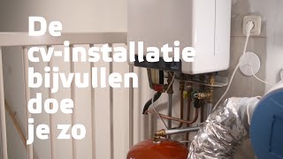 De cvinstallatie bijvullen doe je zo [upl. by Aenad511]